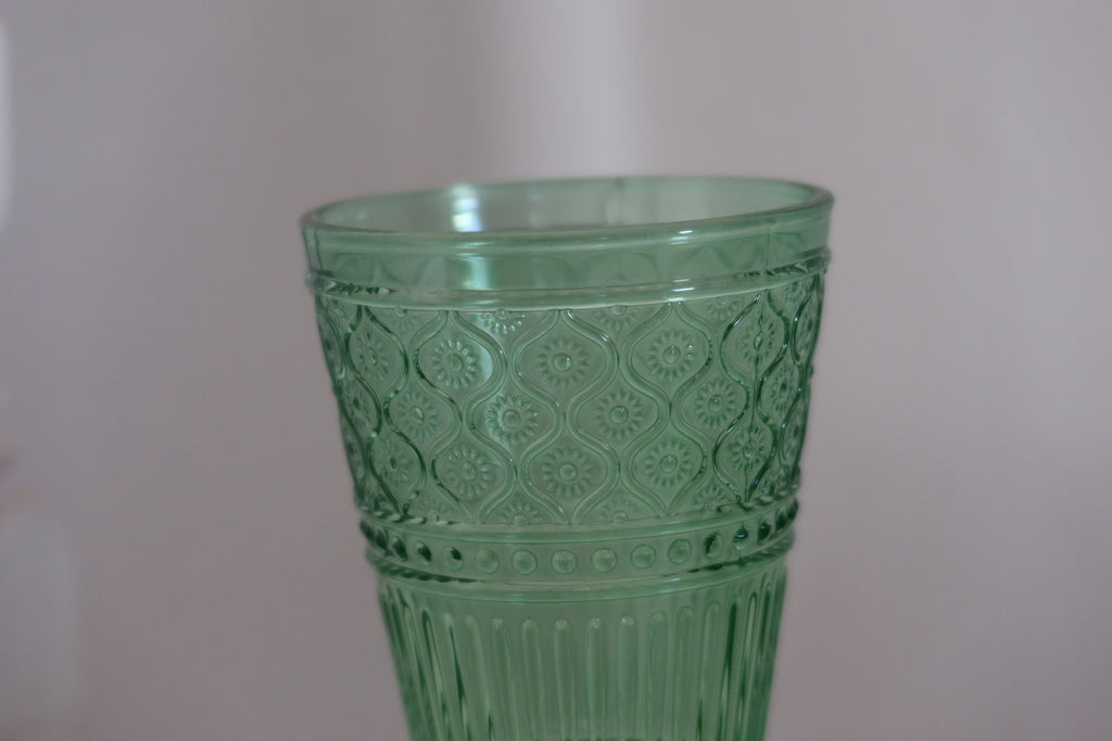 Copa alargada Verde