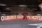 Corazón + frase de letras gigantes