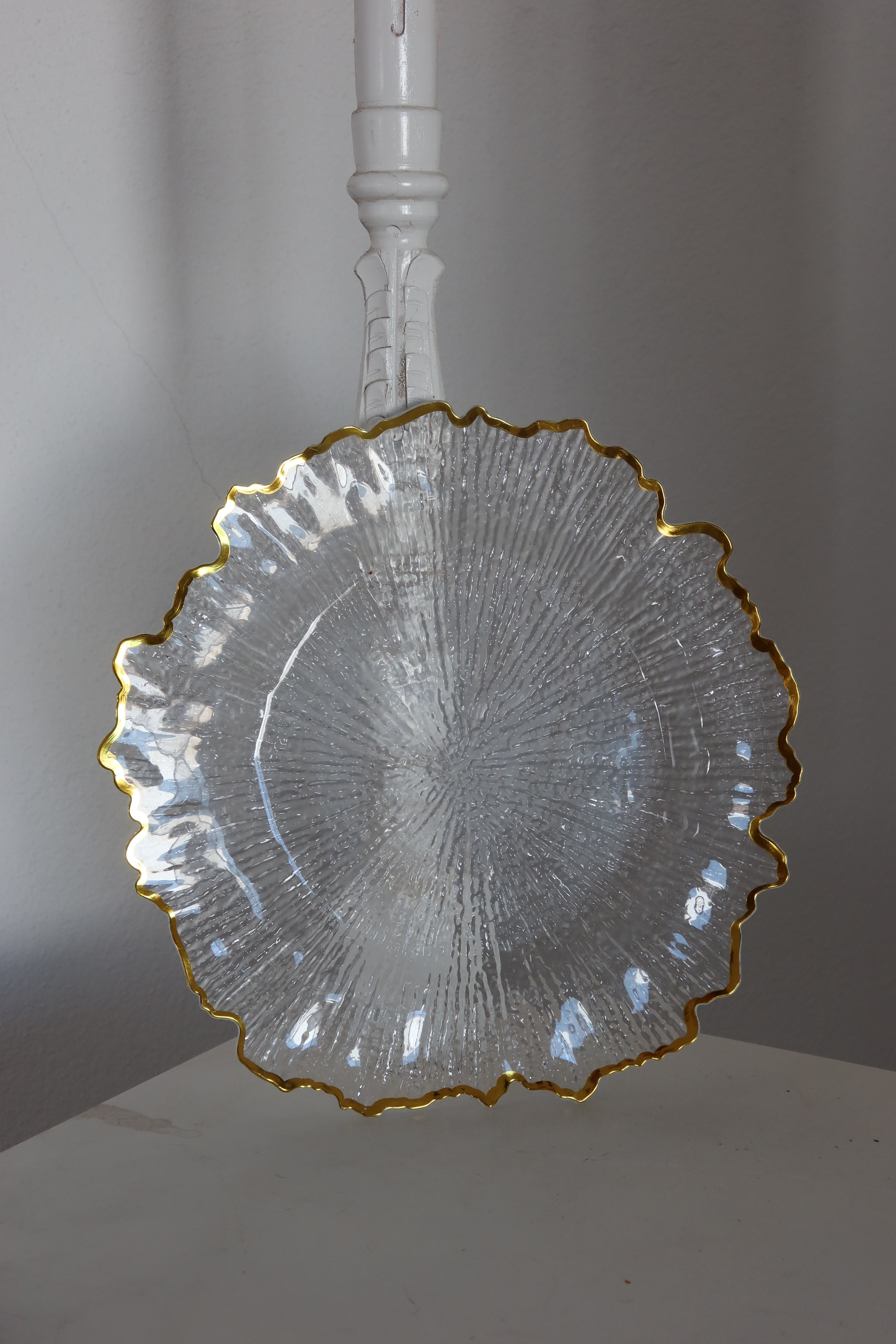 Plato base transparente