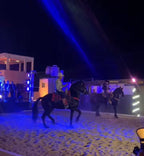Caballos bailadores y lugar